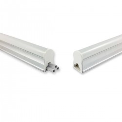 Tube Neon LED T5 8W Blanc Chaud 3000K Longueur 60cm