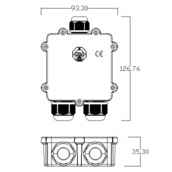 Boitier Derivation Etanche IP68