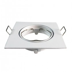Flangiato regolabile acciaio inox, diametro supporto spot 75 mm