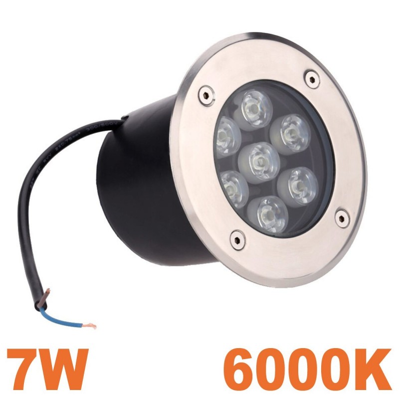 Spot LED 5W Encastrable Sol Exterieur IP65 Blanc Chaud 3000K