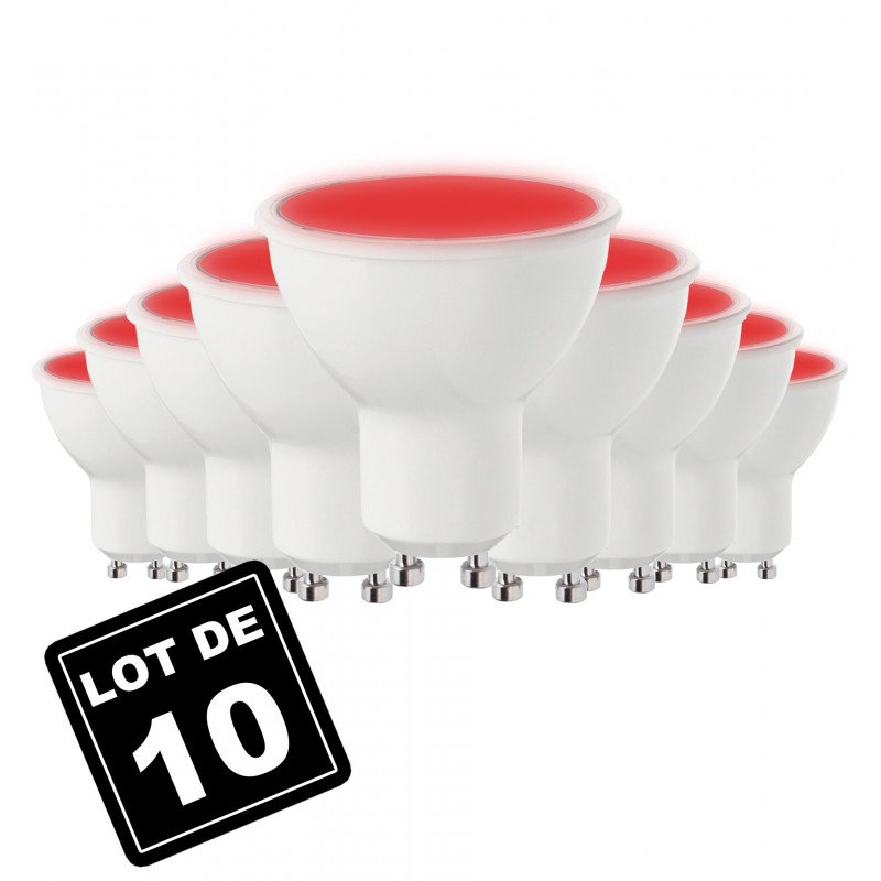  Lot de 10 Ampoules GU10 5W eq. 40W 4500K Blanc Naturel 4200K