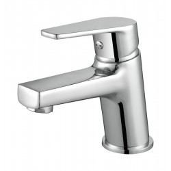 Robinet Salle de Bain Chromé M à Deux Voies pour Eau Chaude Eau Froide 