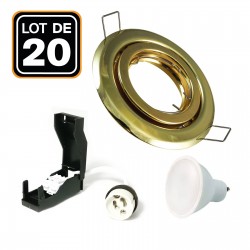 Set di 10 lampade a LED GU10 5W bianco neutro