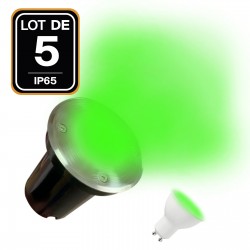 Diapositive all'aperto terra LED 3W IP65 80 Ø100 - punto di illuminazione di colore: caldo bianco 3000K 