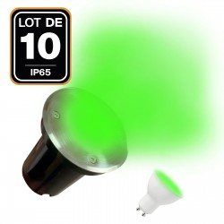 Diapositive all'aperto terra LED 3W IP65 80 Ø100 - punto di illuminazione di colore: caldo bianco 3000K 