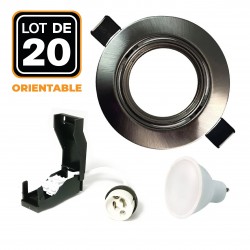 Set di 10 lampade a LED GU10 5W bianco neutro