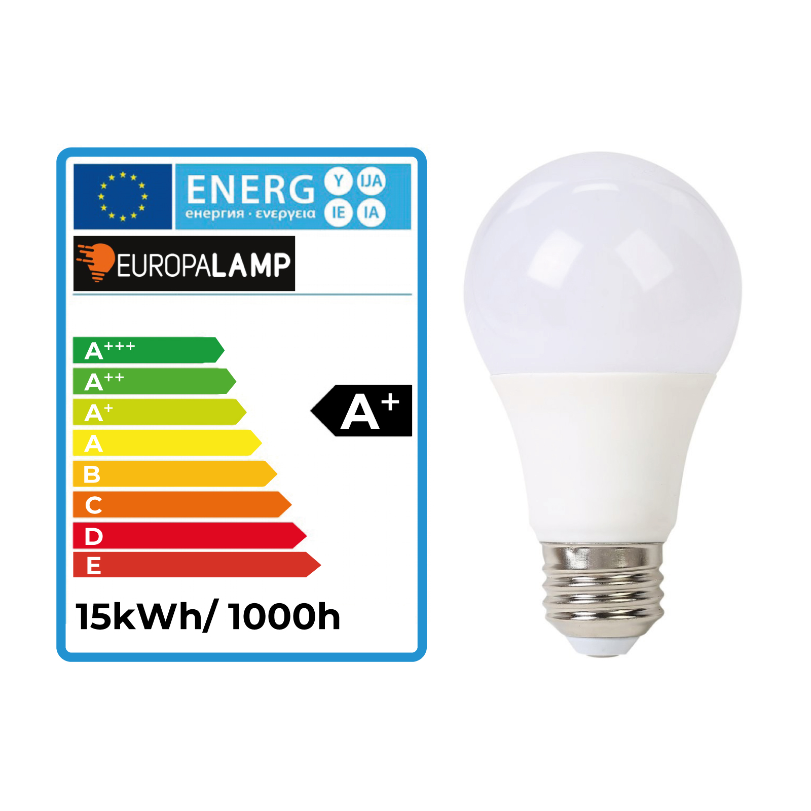 Ampoule LED High Power E27 ISOLED 15W 2700K blanc chaud 