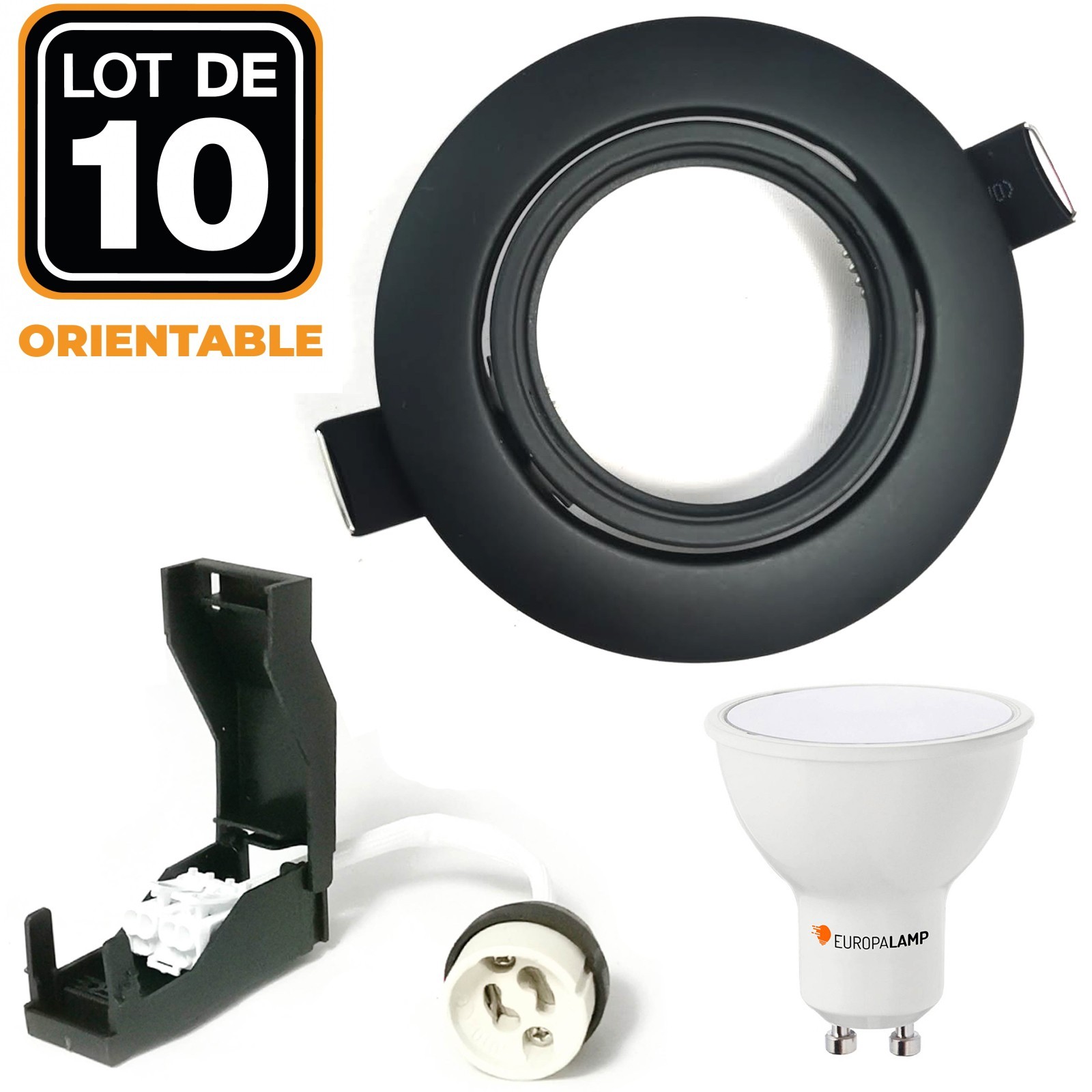 Spot LED encastrable 10W pour utilisation intérieure ou extérieure