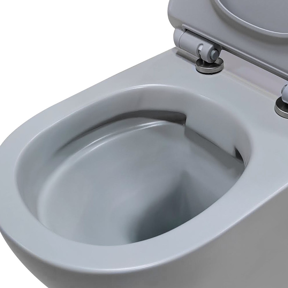 Abattant WC Forme O, Cuvette Toilette avec Frein de Chute